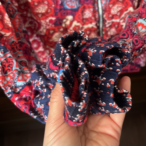 Boho Jacket Bomber Zip up, Floral - Picture 4 of 5
